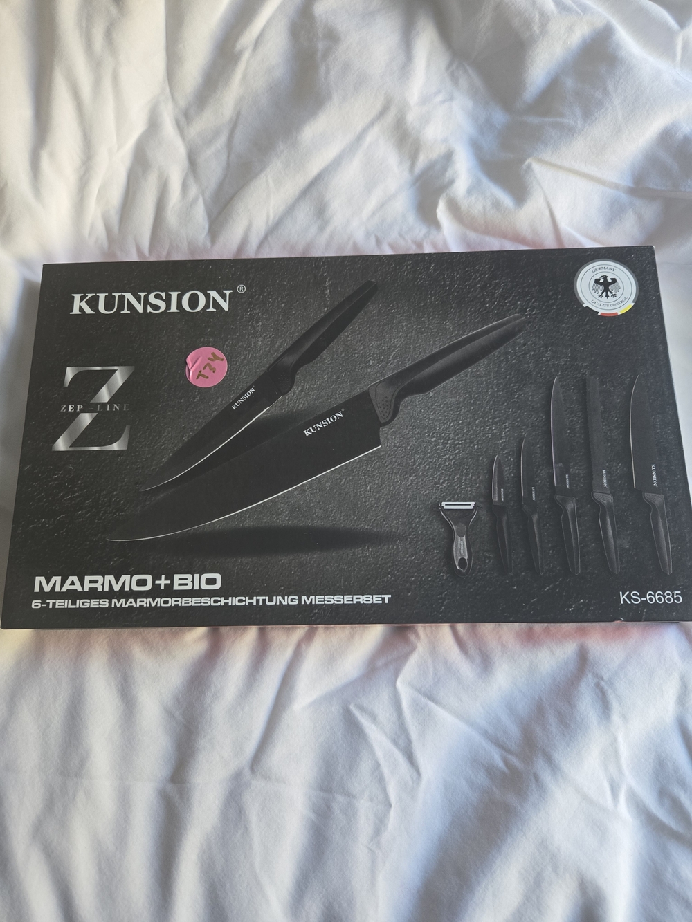 Black Knife Set – MARMO+BIO 6-Piece
